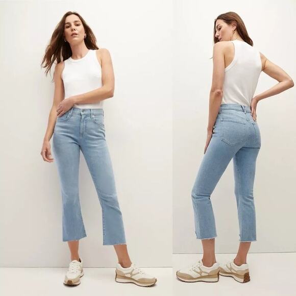 Veronica Beard: Carly Kick Flare High-Rise Jeans - Picture 1 of 12